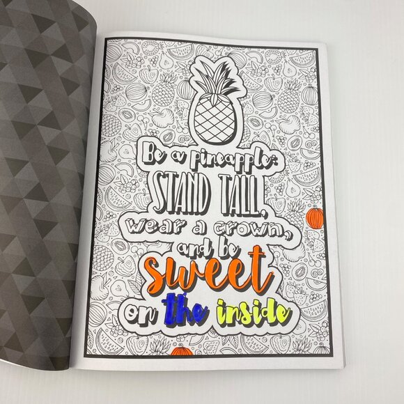 Adult Coloring Book Be Fearless in Pursuit of What Sets Your Soul on Fire - Picture 10 of 10